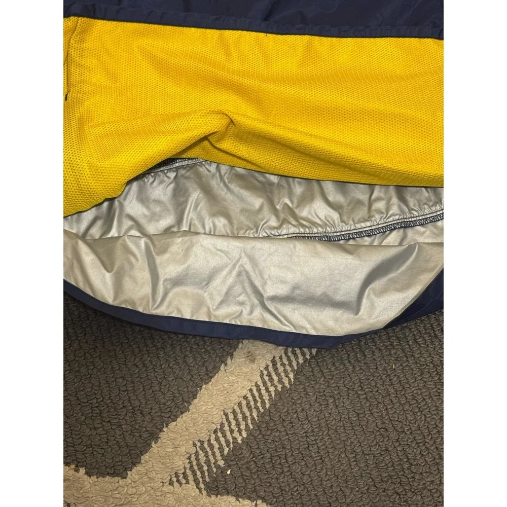VTG University Of Michigan Nike Blue Mens XXL‎ Windbreaker Pullover Sweater UOM